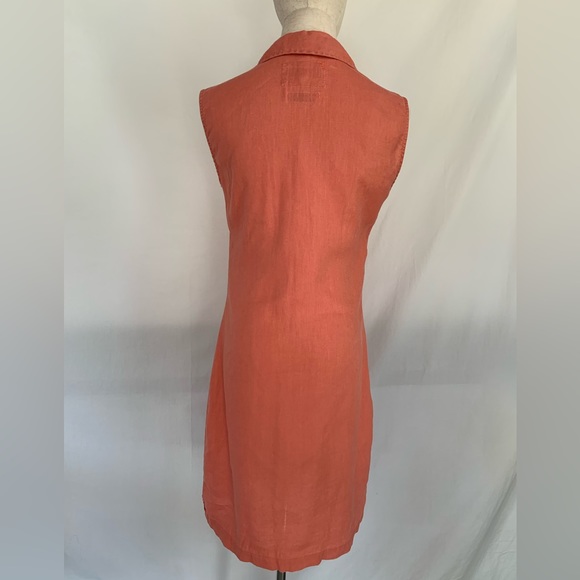 Light coral pink linen dress from Malvin Germany - Picture 4 of 11